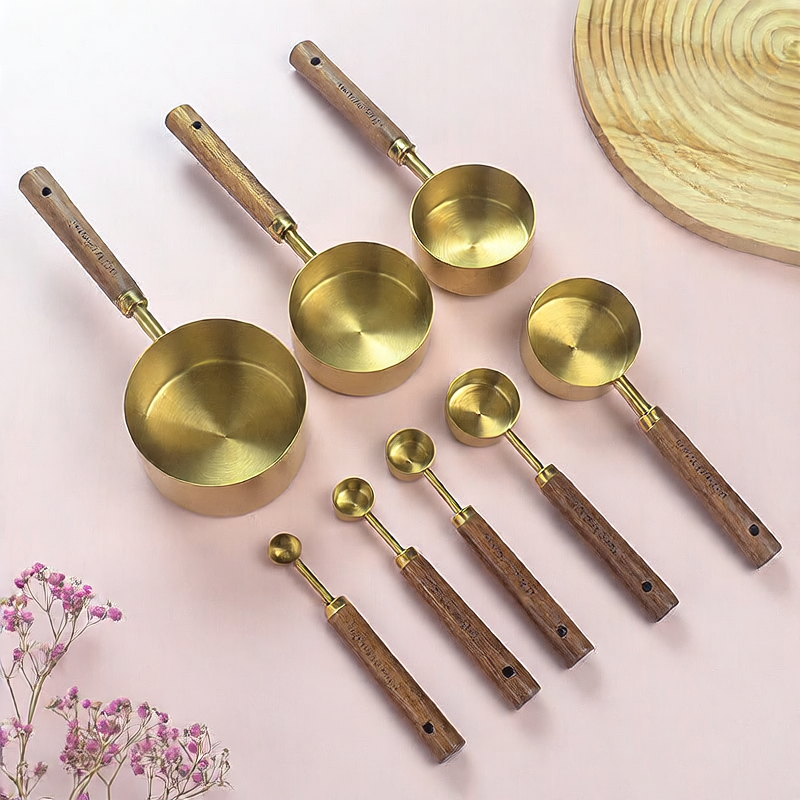 Premium Stainless Steel Measuring Spoon Set - Precision Kitchen Baking Tool