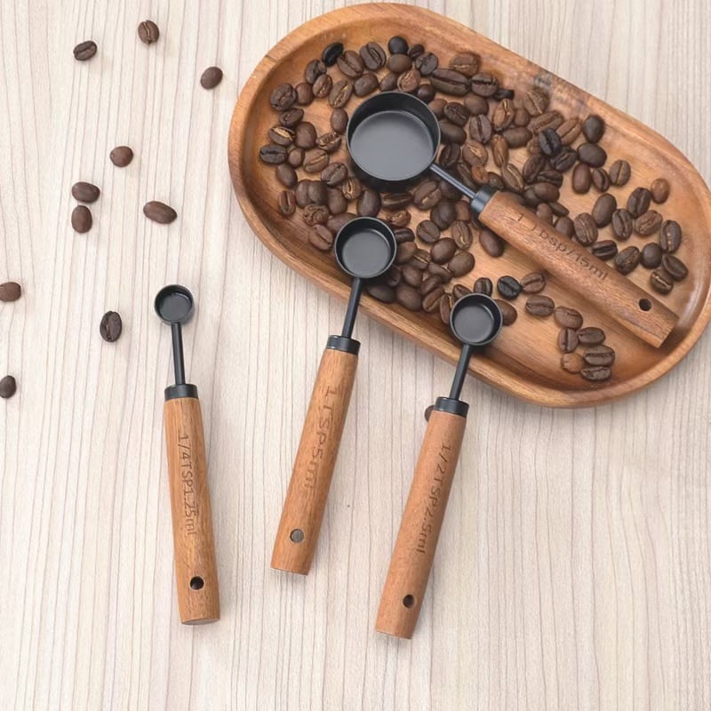 Premium Stainless Steel Measuring Spoon Set - Precision Kitchen Baking Tool