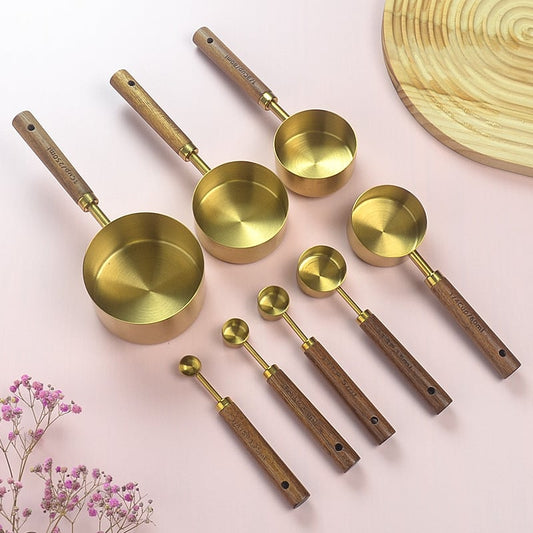 Premium Stainless Steel Measuring Spoon Set - Precision Kitchen Baking Tool